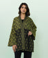Women's Pret Khaddar Solid Embroidered Black Boxy Shirt
